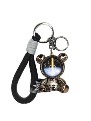 Electroplated Starry Bear pendant