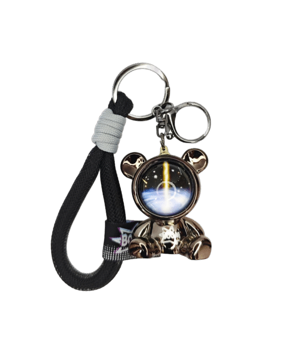 Electroplated Starry Bear pendant