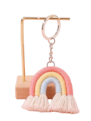Rainbow Tassel Pendant
