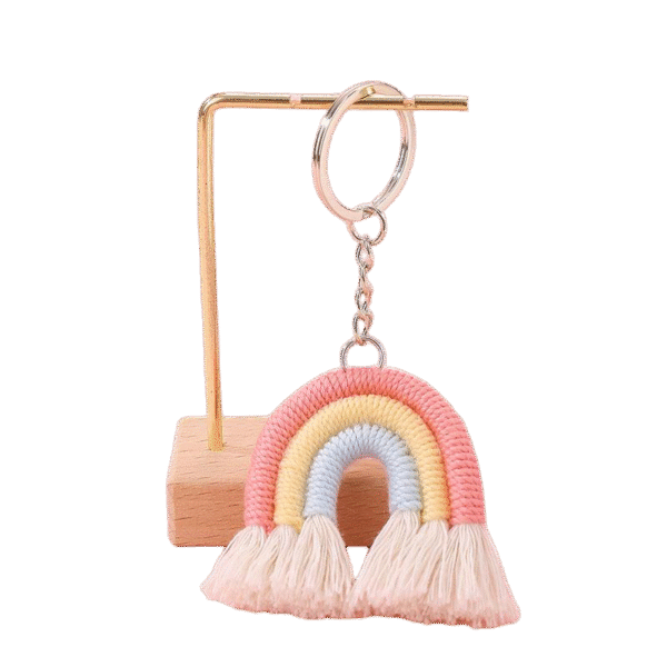 Rainbow Tassel Pendant