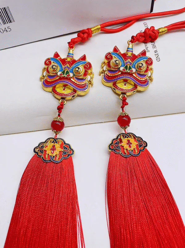 Lion Head Chinese Style Keychain-1