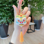 Lion Head Chinese Style Keychain-1