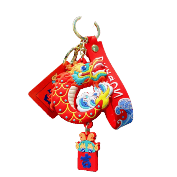 Lion Head Chinese Style Keychain-2