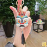 Lion Head Chinese Style Keychain-2