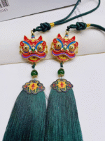 Lion Head Chinese Style Keychain-2